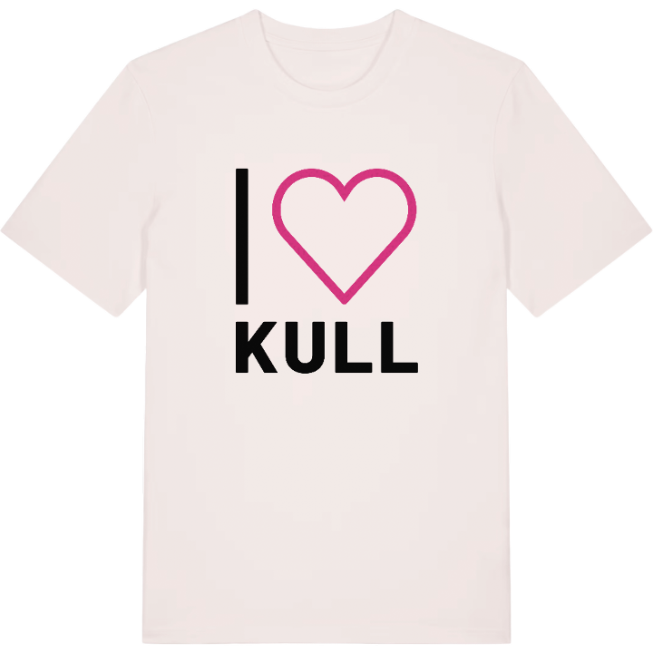 Jag älskar Kull t-shirt stort tryck – t-shirt från PinShirt