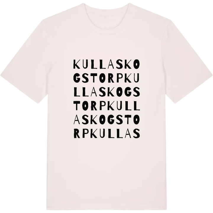 Kullaskogstorp ordlek t-shirt – t-shirt från PinShirt