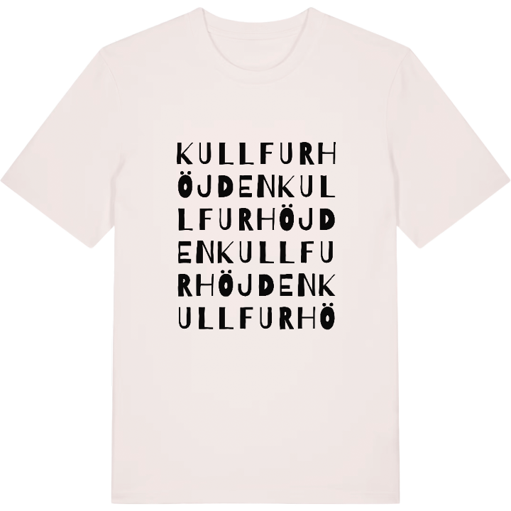 Kullfurhöjden ordlek t-shirt – t-shirt från PinShirt