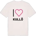Jag älskar Kullö t-shirt stort tryck