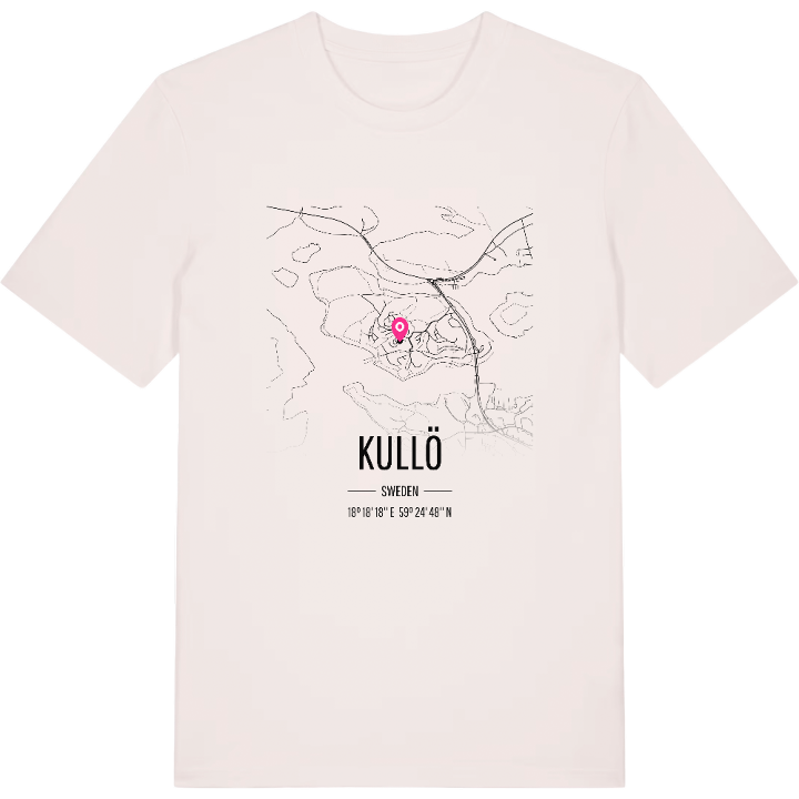 Kullö karta t-shirt – t-shirt från PinShirt