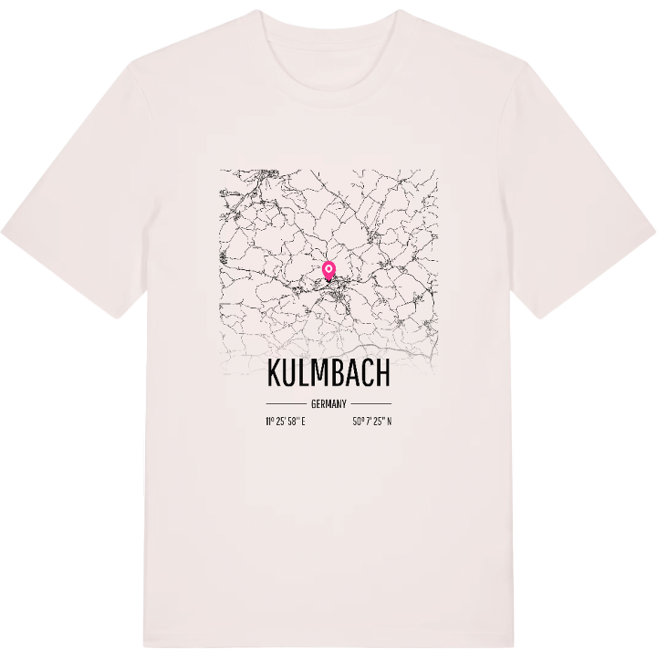 Kulmbach karta t-shirt – t-shirt från PinShirt