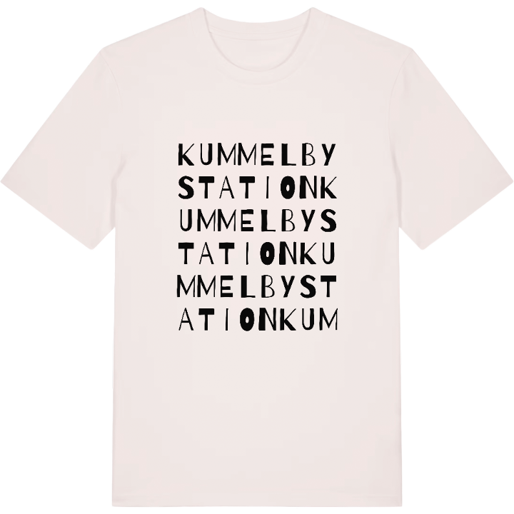 Kummelby station ordlek t-shirt – t-shirt från PinShirt