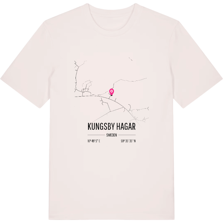 Kungsby hagar karta t-shirt – t-shirt från PinShirt