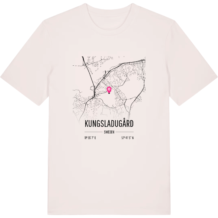 Kungsladugård karta t-shirt – t-shirt från PinShirt