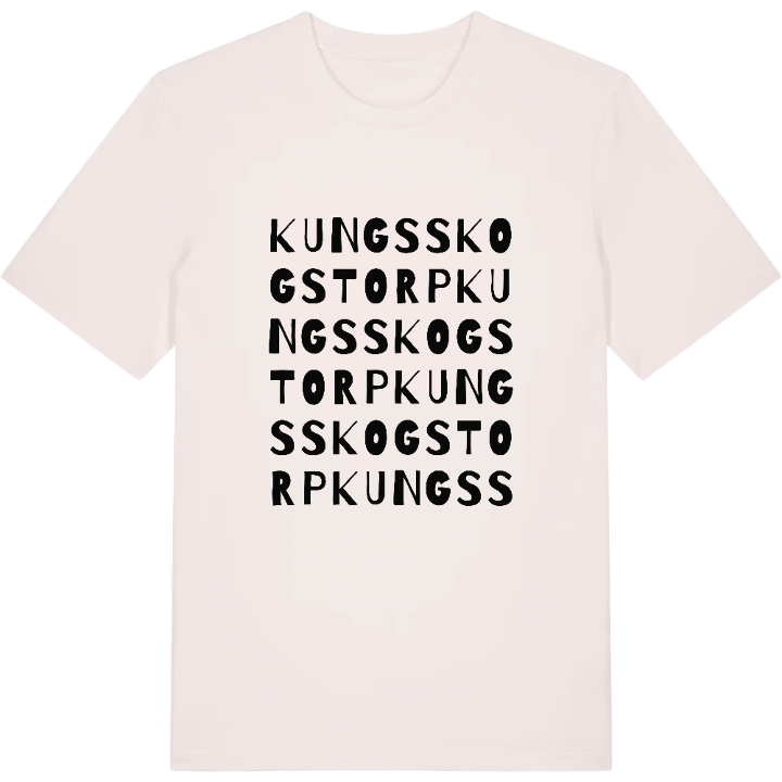 Kungsskogstorp ordlek t-shirt – t-shirt från PinShirt