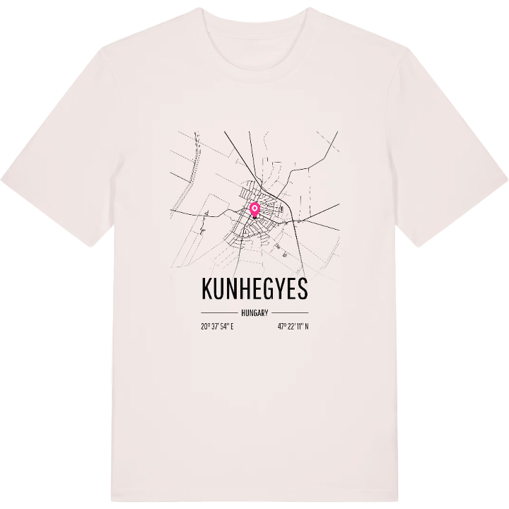 Kunhegyes karta t-shirt – t-shirt från PinShirt