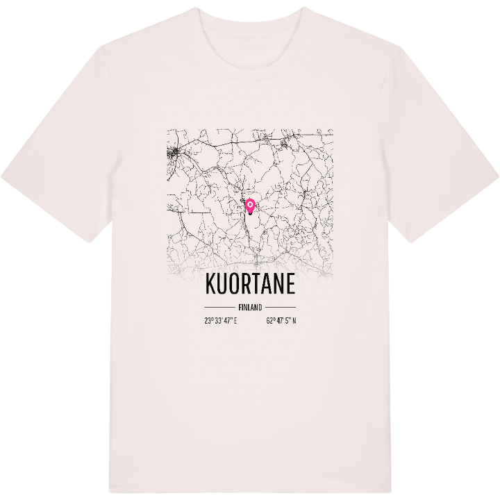 Kuortane karta t-shirt – t-shirt från PinShirt