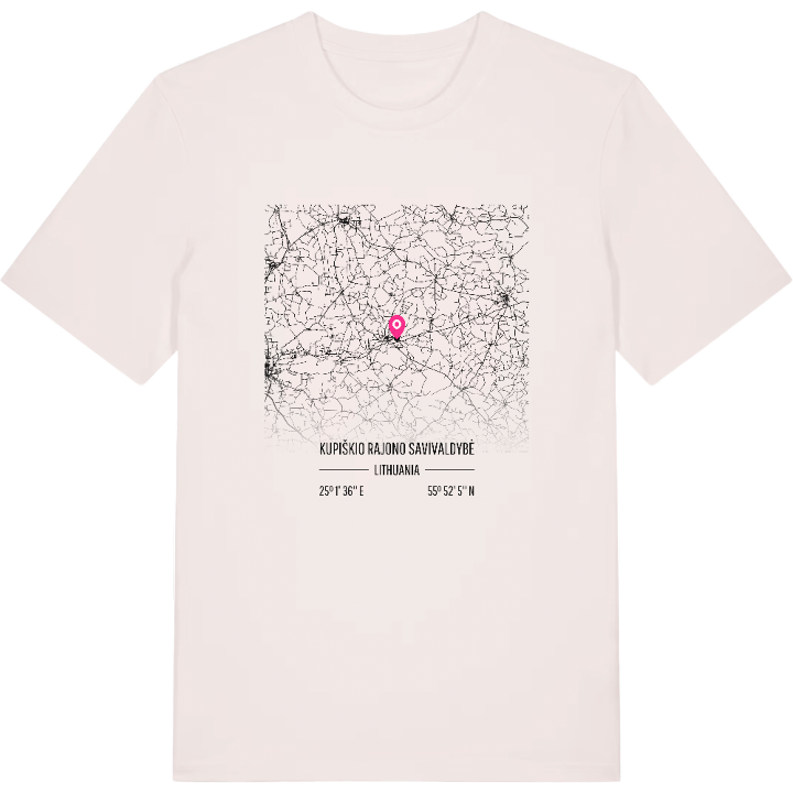 Kupiškio rajono savivaldybė karta t-shirt – t-shirt från PinShirt
