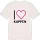 Jag älskar Kuppen t-shirt stort tryck