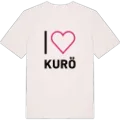 Jag älskar Kurö t-shirt stort tryck