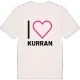 Jag älskar Kurran t-shirt stort tryck