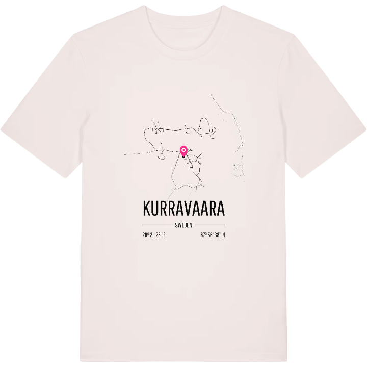Kurravaara karta t-shirt – t-shirt från PinShirt