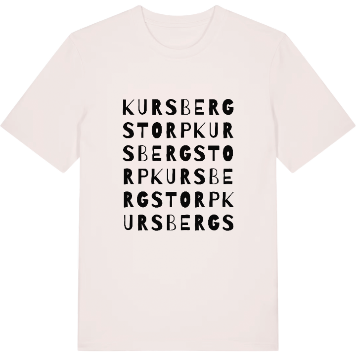 Kursbergstorp ordlek t-shirt – t-shirt från PinShirt