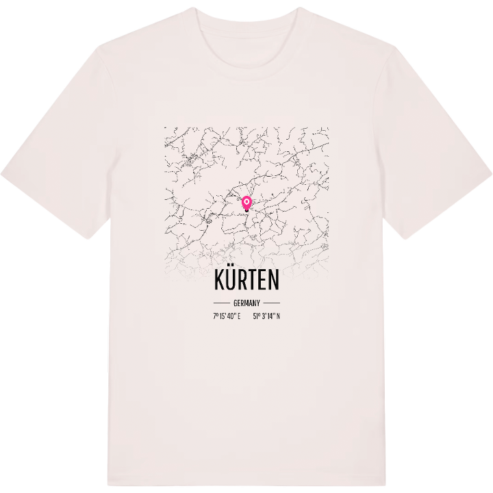 Kürten karta t-shirt – t-shirt från PinShirt