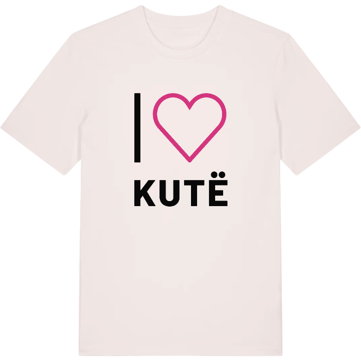 Jag älskar Kutë t-shirt stort tryck – t-shirt från PinShirt