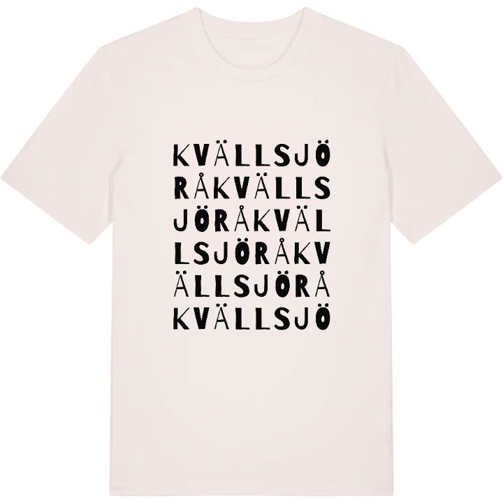Kvällsjörå ordlek t-shirt – t-shirt från PinShirt