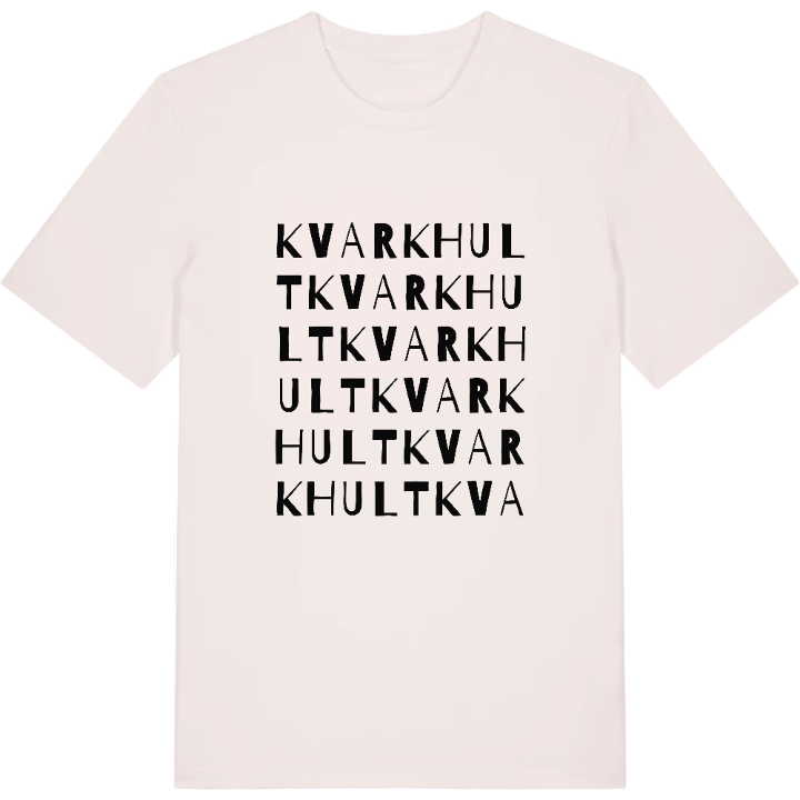 Kvarkhult ordlek t-shirt – t-shirt från PinShirt