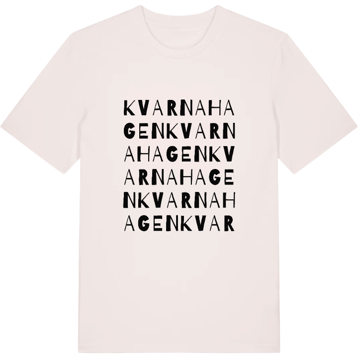Kvarnahagen ordlek t-shirt – t-shirt från PinShirt