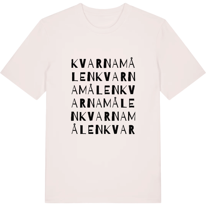 Kvarnamålen ordlek t-shirt – t-shirt från PinShirt