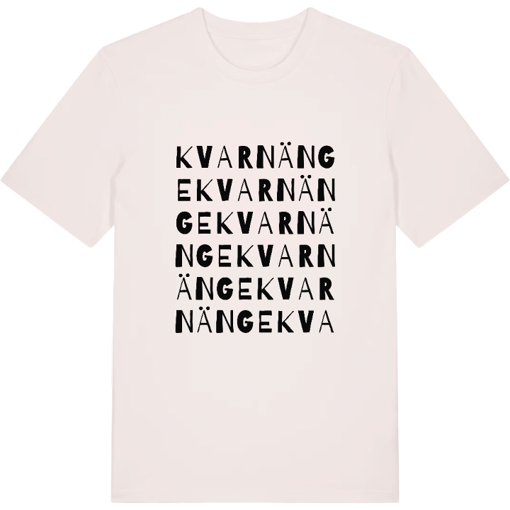 Kvarnänge ordlek t-shirt – t-shirt från PinShirt