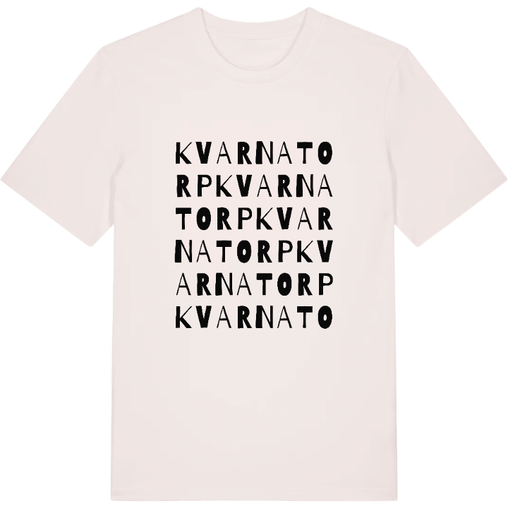 Kvarnatorp ordlek t-shirt – t-shirt från PinShirt