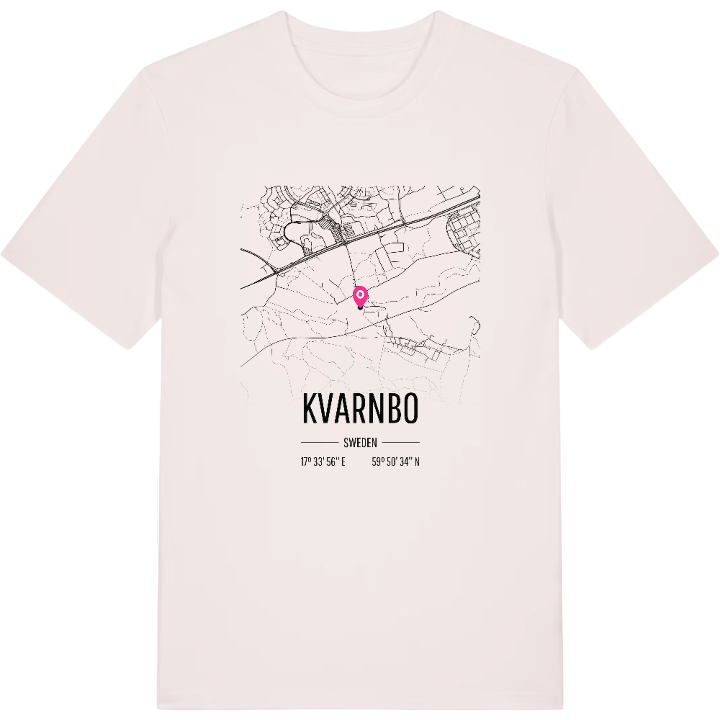 Kvarnbo karta t-shirt – t-shirt från PinShirt
