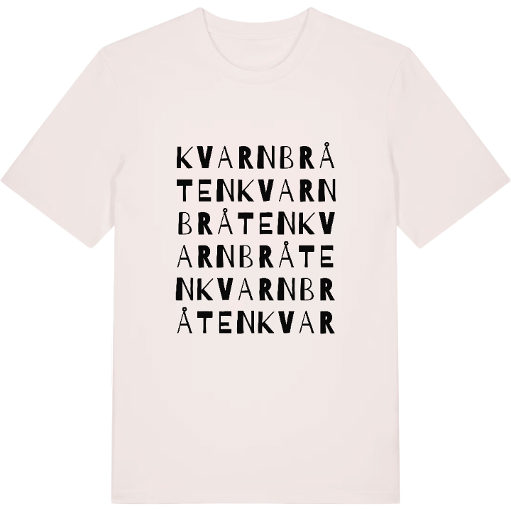 Kvarnbråten ordlek t-shirt – t-shirt från PinShirt