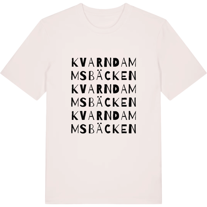 Kvarndammsbäcken ordlek t-shirt – t-shirt från PinShirt