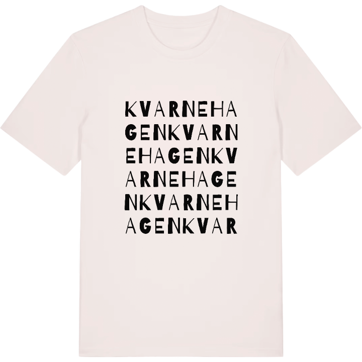 Kvarnehagen ordlek t-shirt – t-shirt från PinShirt