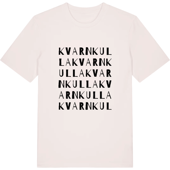 Kvarnkulla ordlek t-shirt – t-shirt från PinShirt