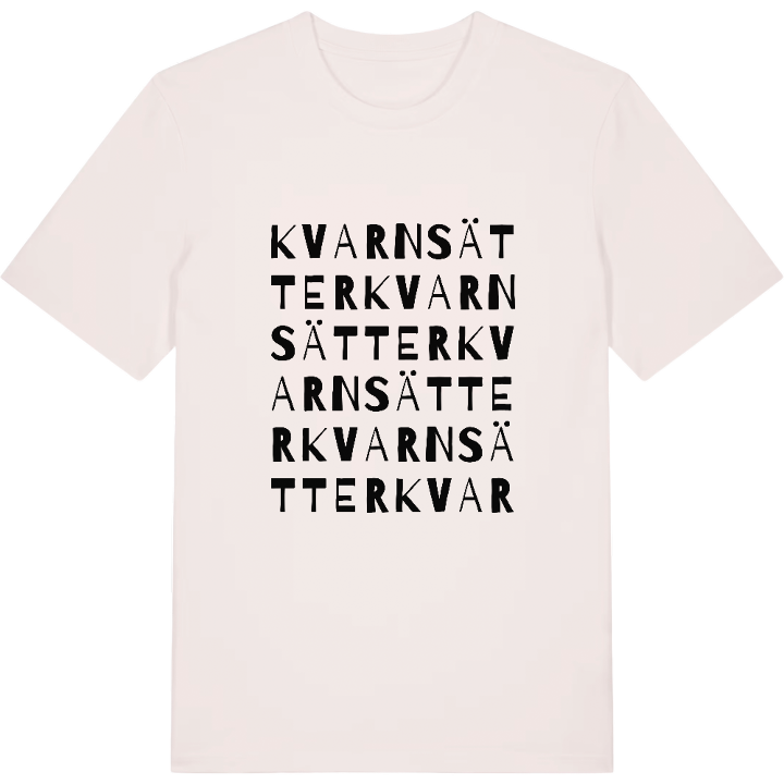 Kvarnsätter ordlek t-shirt – t-shirt från PinShirt