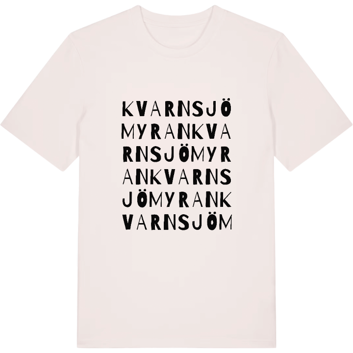 Kvarnsjömyran ordlek t-shirt – t-shirt från PinShirt