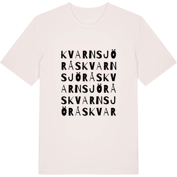 Kvarnsjörås ordlek t-shirt – t-shirt från PinShirt