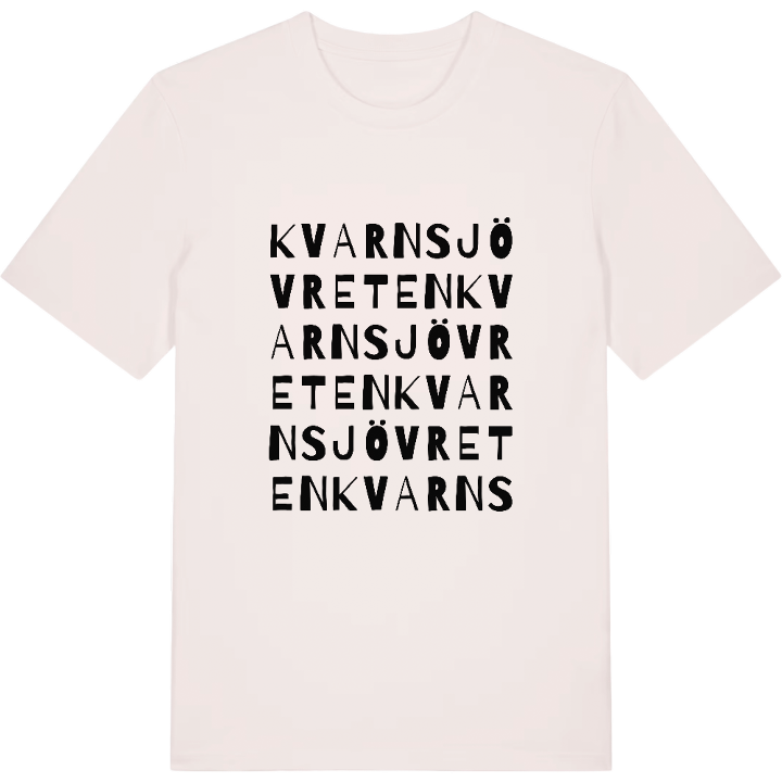 Kvarnsjövreten ordlek t-shirt – t-shirt från PinShirt
