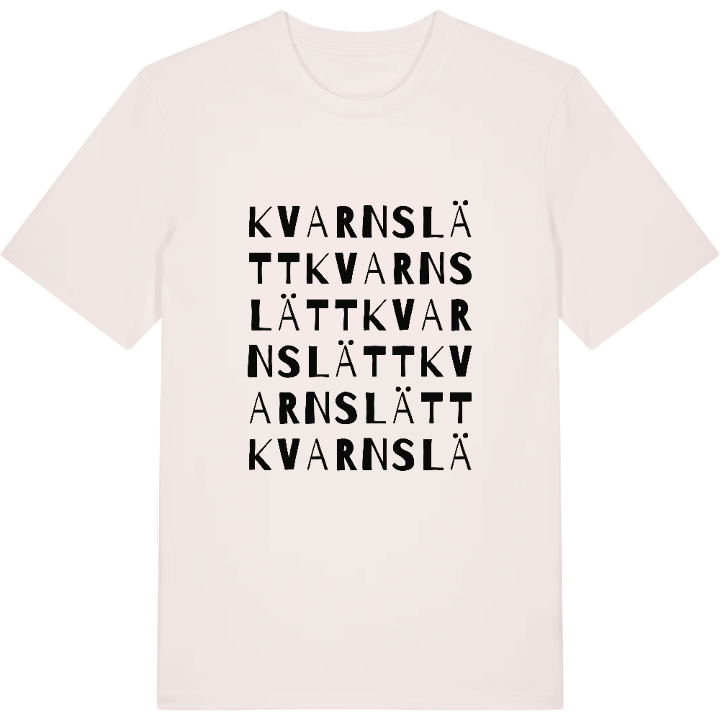 Kvarnslätt ordlek t-shirt – t-shirt från PinShirt