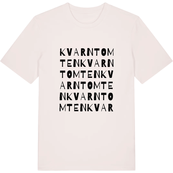 Kvarntomten ordlek t-shirt – t-shirt från PinShirt