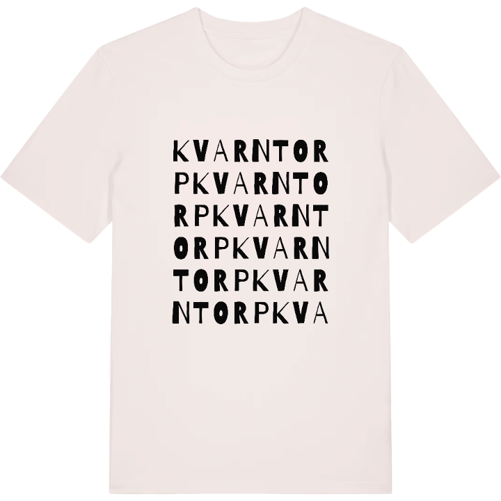 Kvarntorp ordlek t-shirt – t-shirt från PinShirt