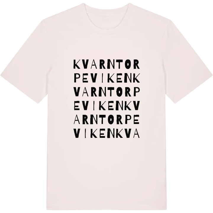 Kvarntorpeviken ordlek t-shirt – t-shirt från PinShirt