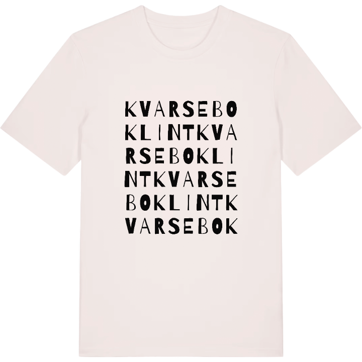 Kvarseboklint ordlek t-shirt – t-shirt från PinShirt