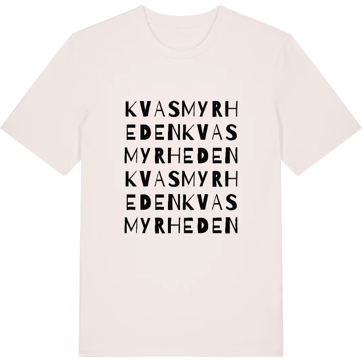 Kvasmyrheden ordlek t-shirt – t-shirt från PinShirt