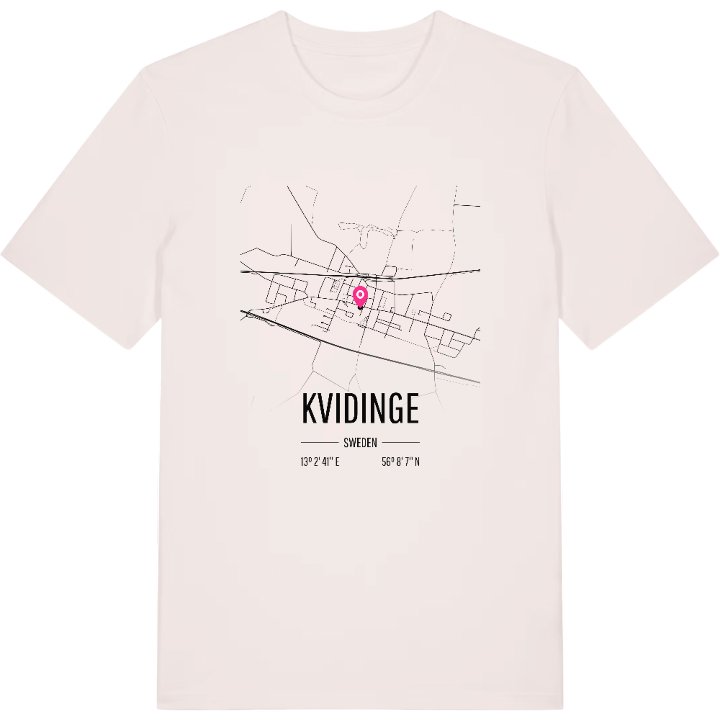 Kvidinge karta t-shirt – t-shirt från PinShirt