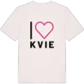 Jag älskar Kvie t-shirt stort tryck