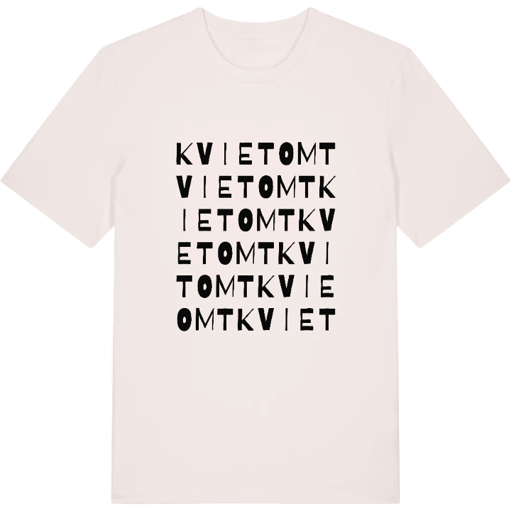 Kvie tomt ordlek t-shirt – t-shirt från PinShirt