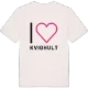 Jag älskar Kvighult t-shirt stort tryck
