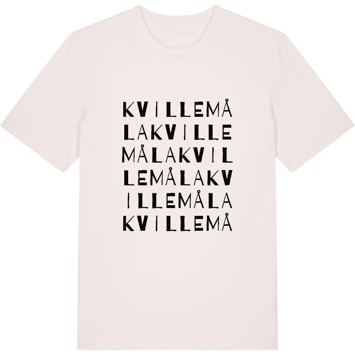 Kvillemåla ordlek t-shirt – t-shirt från PinShirt