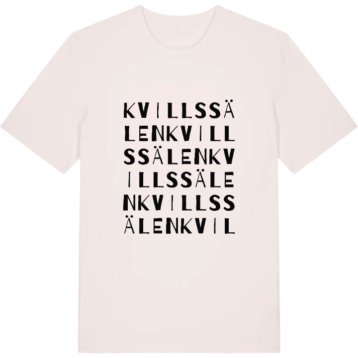 Kvillssälen ordlek t-shirt – t-shirt från PinShirt