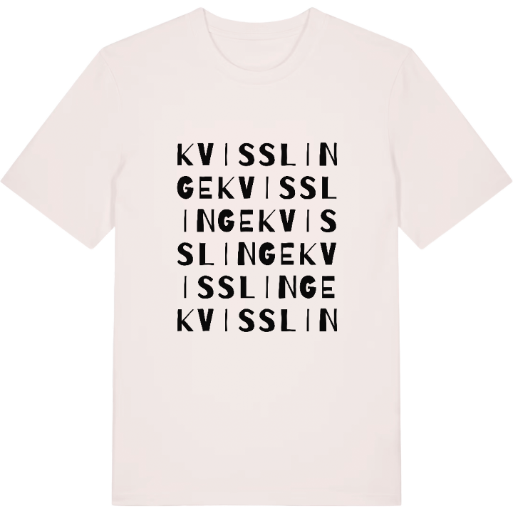 Kvisslinge ordlek t-shirt – t-shirt från PinShirt