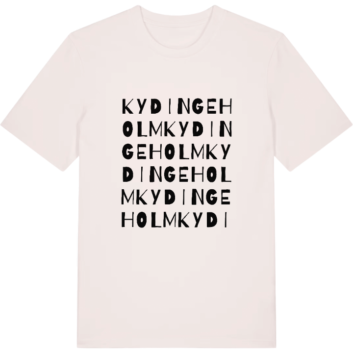 Kydingeholm ordlek t-shirt – t-shirt från PinShirt