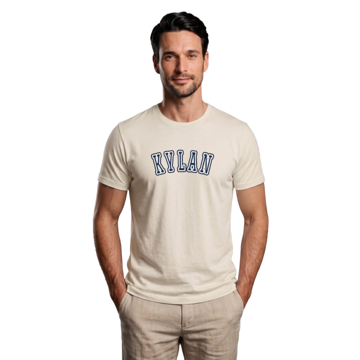 Kylan college t-shirt – t-shirt från PinShirt